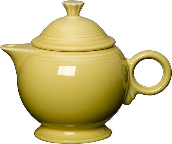 1980's Fiesta 44-Ounce Covered Teapot by Homer Laughlin in Color Sunflower Home Decor