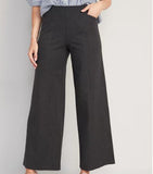 women Old Navy NWT Pixie Wide Leg Slacks Charcoal Pants XLT