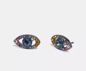 Coach Lucky Eye Pride Earrings Jewelry