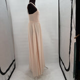 women Lulu's Long Pastel Pink Dress S