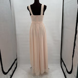 women Lulu's Long Pastel Pink Dress S