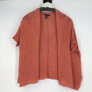 women Eileen Fisher Cardigan Coral Sweater S