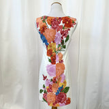 women Tracy Reese Tracy Reese Sleeveless White Dress with Floral Design Size 8 White/Multi Dress 8