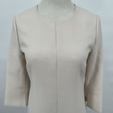 women Dorothee Schumacher Dorothee Schumacher Natural Energetic Movement Dress In Pale Cream Size 3 Cream Dress M