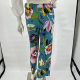 Gucci Spring 1999 Tom Ford Iconic Runway Blue Floral Pants Size 42