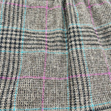 women Pendleton Vtg Pendleton Virgin Wool Brown & Teal Plaid Pencil Skirt Sz 4P Brown/Blue/Pink Skirt 4P