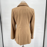 women London Fog London Fog Tan Wool Blend Single Breasted Peacoat Women's Size Small Camel Coat S