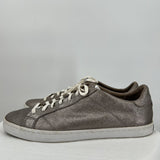 women Cole Haan Cole Haan Leather Metallic Pewter Sneakers Women's Size 10 Bronze Shoes 10