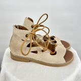 women Casta New in Box Casta Isha Suede Leather Sandals in Arena Women's Size EU38/US8 Tan Shoes 38/8