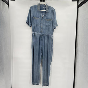 women Kyla Seo NWT Chambray Jumpsuit Blue Dress M