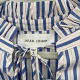 women Dear John NWT Siena Top Blue/White Top S