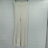 women The Sei Ribbed Knit MSRP $368 Ivory Pants S