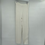 women The Sei Ribbed Knit MSRP $368 Ivory Pants S