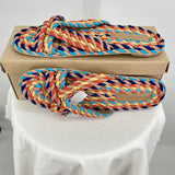 women Salt+Umber New in Box Salt + Umber Sierra Rope Sandal in Rainbow Women's Size EU41/US10 Multi Shoes 41/10