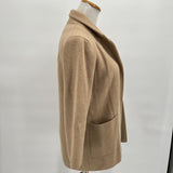 women J. Crew J. Crew Sophie Sweater Blazer in Heather Khaki Women's Size Extra Small/XS Camel Jacket XS