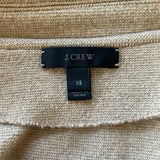 women J. Crew J. Crew Sophie Sweater Blazer in Heather Khaki Women's Size Extra Small/XS Camel Jacket XS