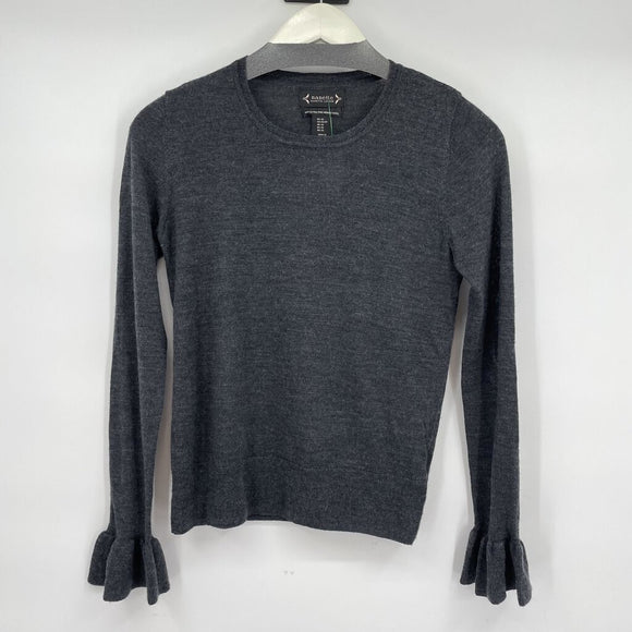 women Nanette Lepore Merino Wool Gray Sweater XS