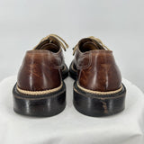 men Cole Haan Split Toe Leather Oxford Brown Shoes 9