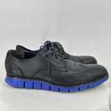 men Cole Haan Zero Grand Wingtips Black Shoes 10.5