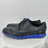 men Cole Haan Zero Grand Wingtips Black Shoes 10.5