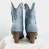 women Mata Denim Western Boots Blue Shoes 10