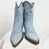 women Mata Denim Western Boots Blue Shoes 10