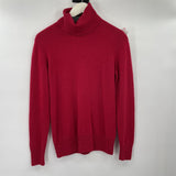 women Caslon Cashmere Turtleneck Red Sweater L