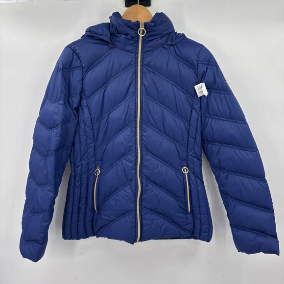 women Michael Kors Down Puffer Navy Blue Jacket S