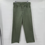 unisex Lion Apparel Vintage Straight Leg Olive Jeans 32x27