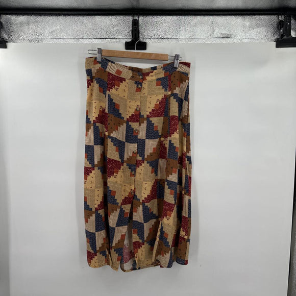 women Toad & CO Toad & Co Manzana Patchwork Pull-On Cotton Skirt Size Small Multi Skirt S