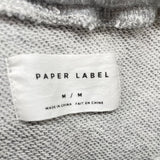 women Paper Label NWT Renee Fleece Skirt Melange Gray Skirt M