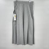 women Paper Label NWT Renee Fleece Skirt Melange Gray Skirt M