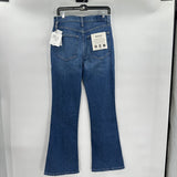 women ÉTICA NWT Anya Modern Flare Wetlands Blue Jeans 27/4