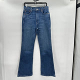 women ÉTICA NWT Anya Modern Flare Wetlands Blue Jeans 28/6