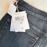 women ÉTICA NWT Rae Midrise Straight Crop Morrow Bay Gray Jeans 26/2