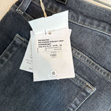 women ÉTICA NWT Rae Midrise Straight Crop Morrow Bay Gray Jeans 29/8