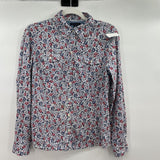 women Tommy Hilfiger Floral Button Down White Top M