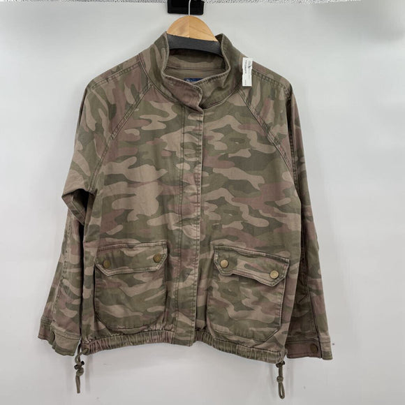 women Democracy Camo Green Jacket XL