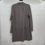 women Lole Long Sleeve Knit Gray Day Dress XL