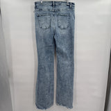 women Risen Distressed Bell Bottoms Blue Jeans 15/32