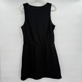 women Textured Knit Black Day Dress L