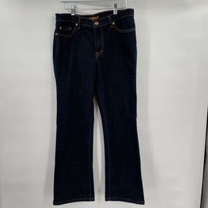 women David Khan Dark Wash Straight Blue Jeans 12