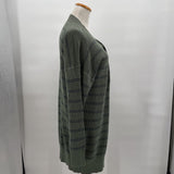 women Prana Striped Sweater Dress Green Day Dress M