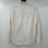 women Gap Button Front White Top M