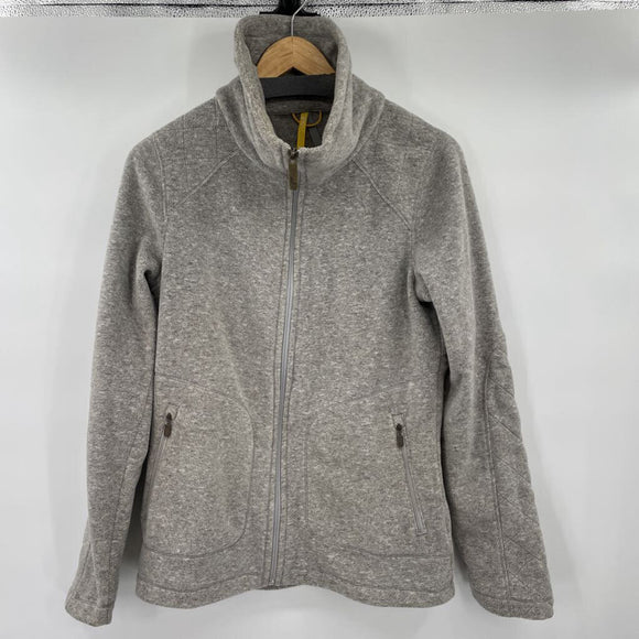 women Lole Fleece Full Zip Gray Jacket M