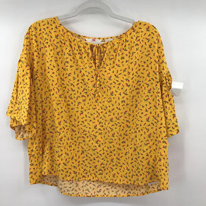 women Levi's Floral Goldenrod Top S