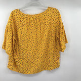 women Levi's Floral Goldenrod Top S