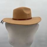 women Styline NWT Wide Brim Camel Hat