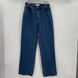 women Abercrombie & Fitch 90s Relaxed Jean High Rise Curve Love Blue Jeans 29/8L