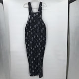 women L.A. Soul NWT Moon Print Overalls Black and White Pants M